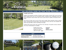 Tablet Screenshot of franklingolfcourse.com